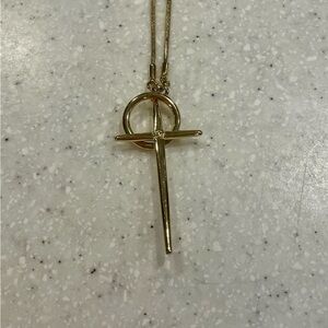 Premier Designs Gold Cross Necklace